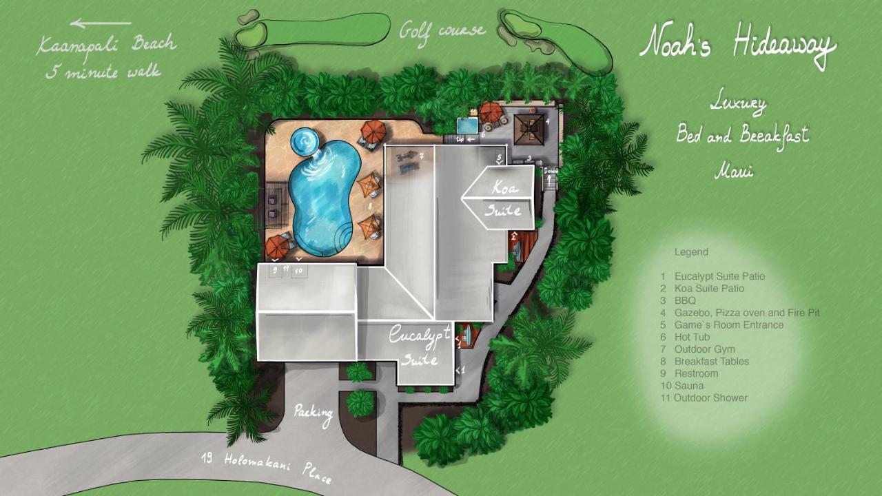Noahs Hideaway Luxury B&B Lahaina Zewnętrze zdjęcie