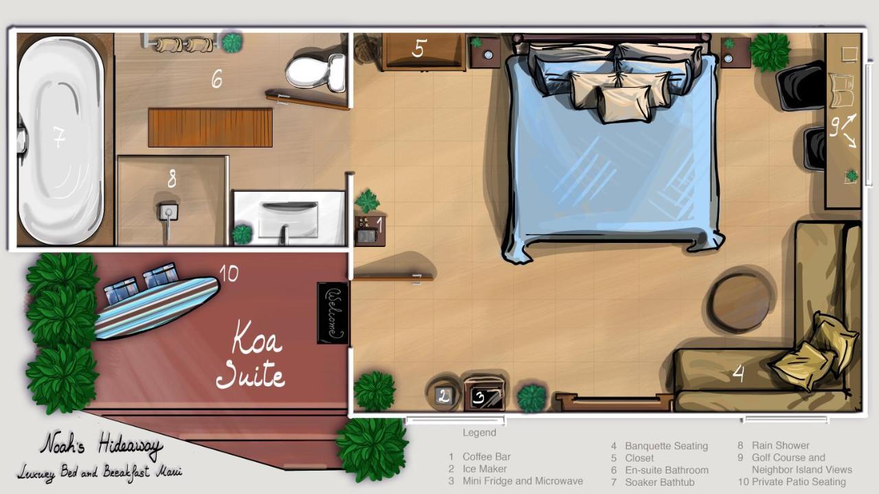 Noahs Hideaway Luxury B&B Lahaina Zewnętrze zdjęcie
